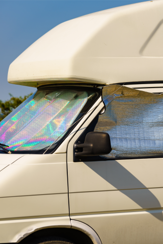 Insulated window covers for cooling your van