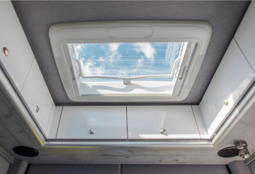 camper van life best roof vent to keep cool and safe in summer